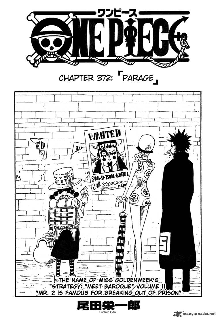 One Piece Chapter 372 — page 1