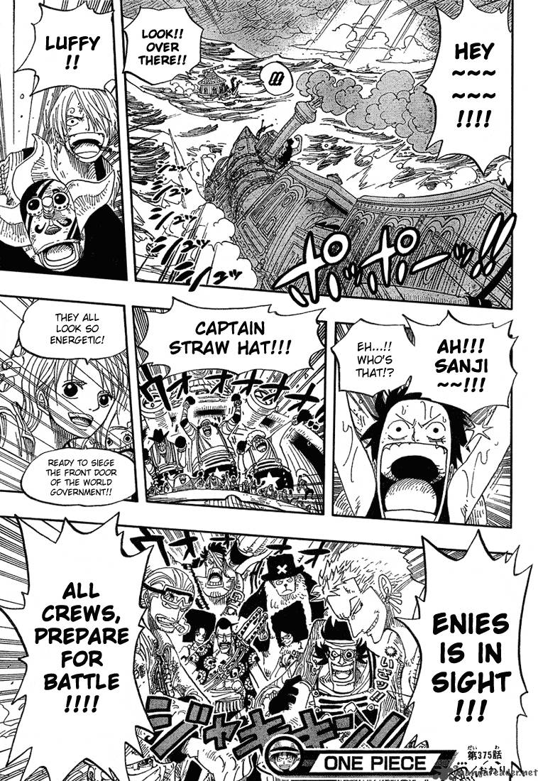 One Piece Chapter 375 — page 17