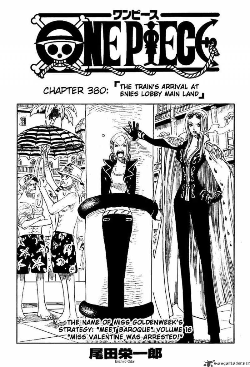 One Piece Chapter 380 — page 1