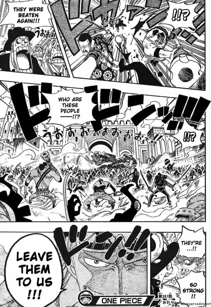 One Piece Chapter 381 — page 18