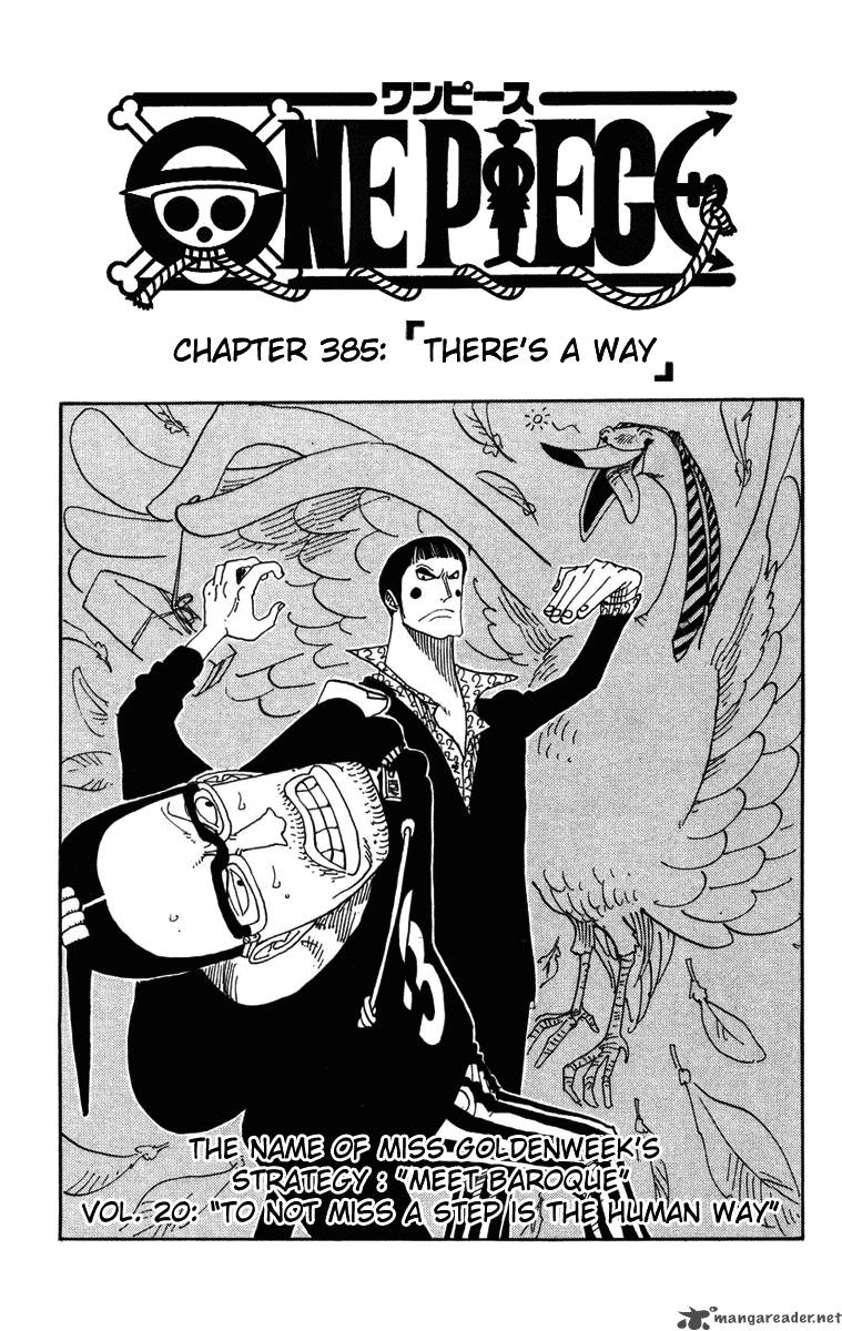 One Piece Chapter 385 — page 1