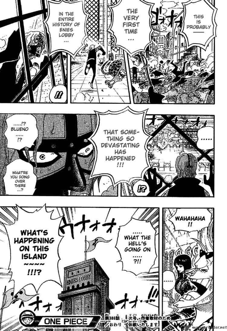 One Piece Chapter 386 — page 14