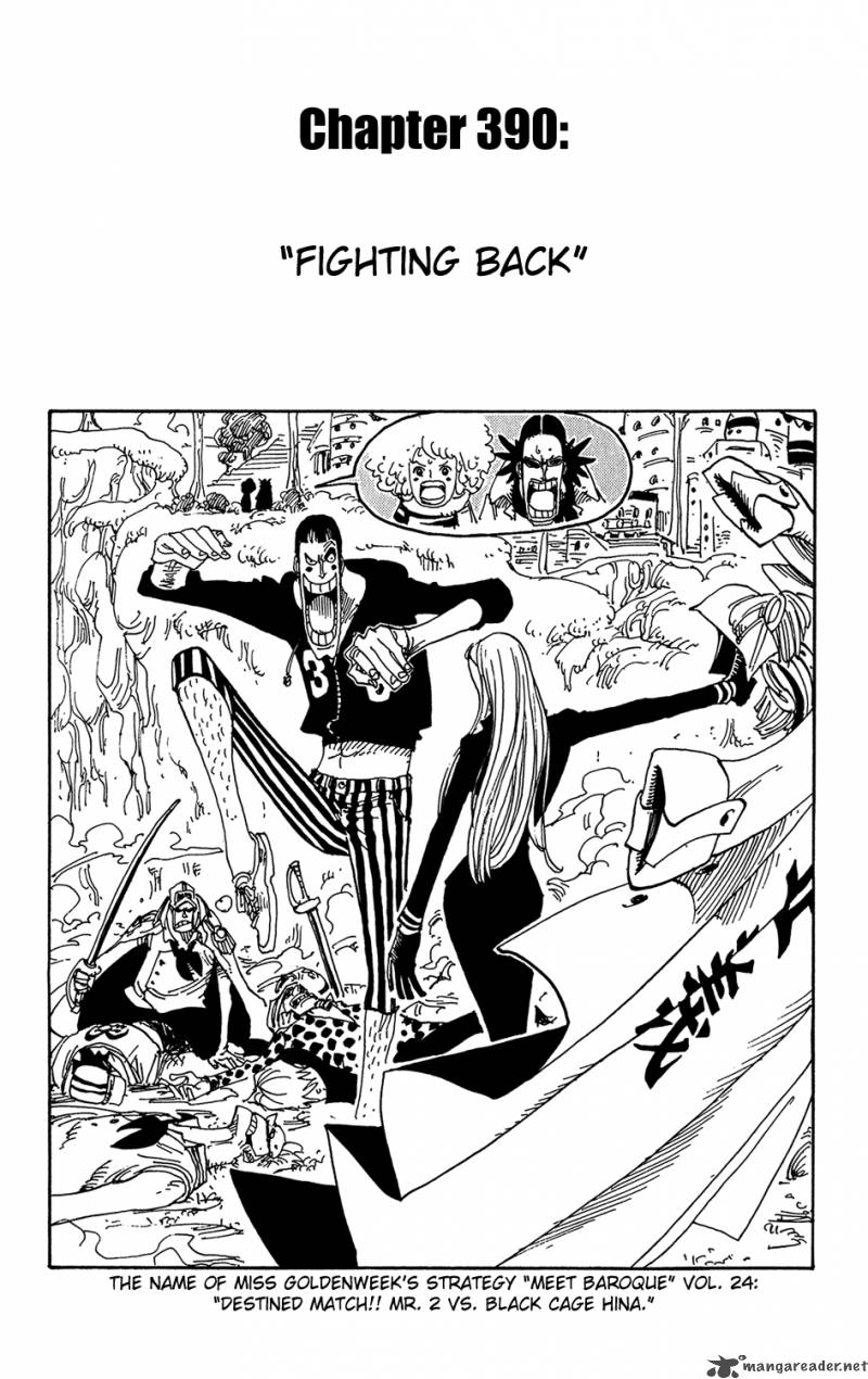 One Piece Chapter 390 — page 1