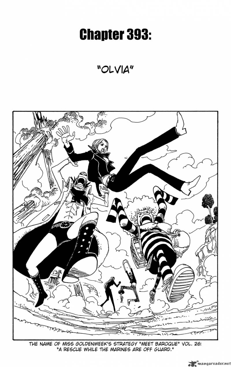 One Piece Chapter 393 — page 1