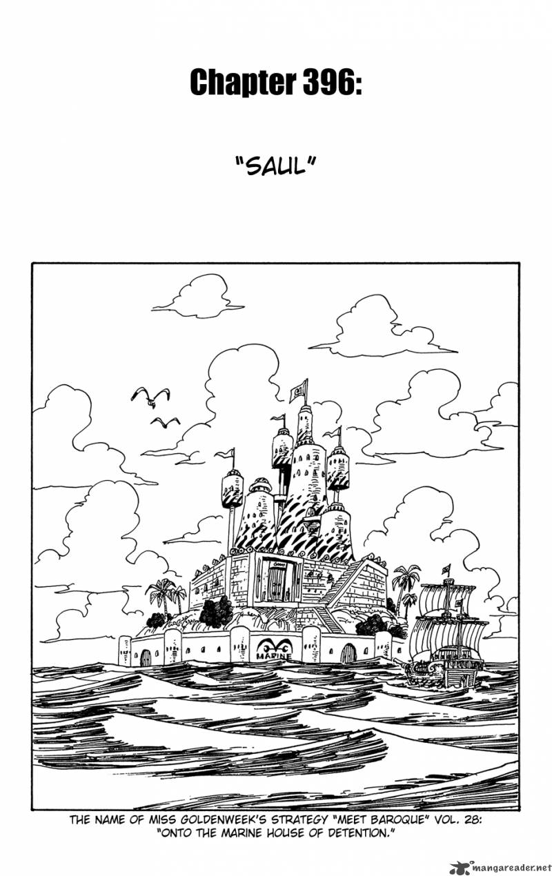 One Piece Chapter 396 — page 1