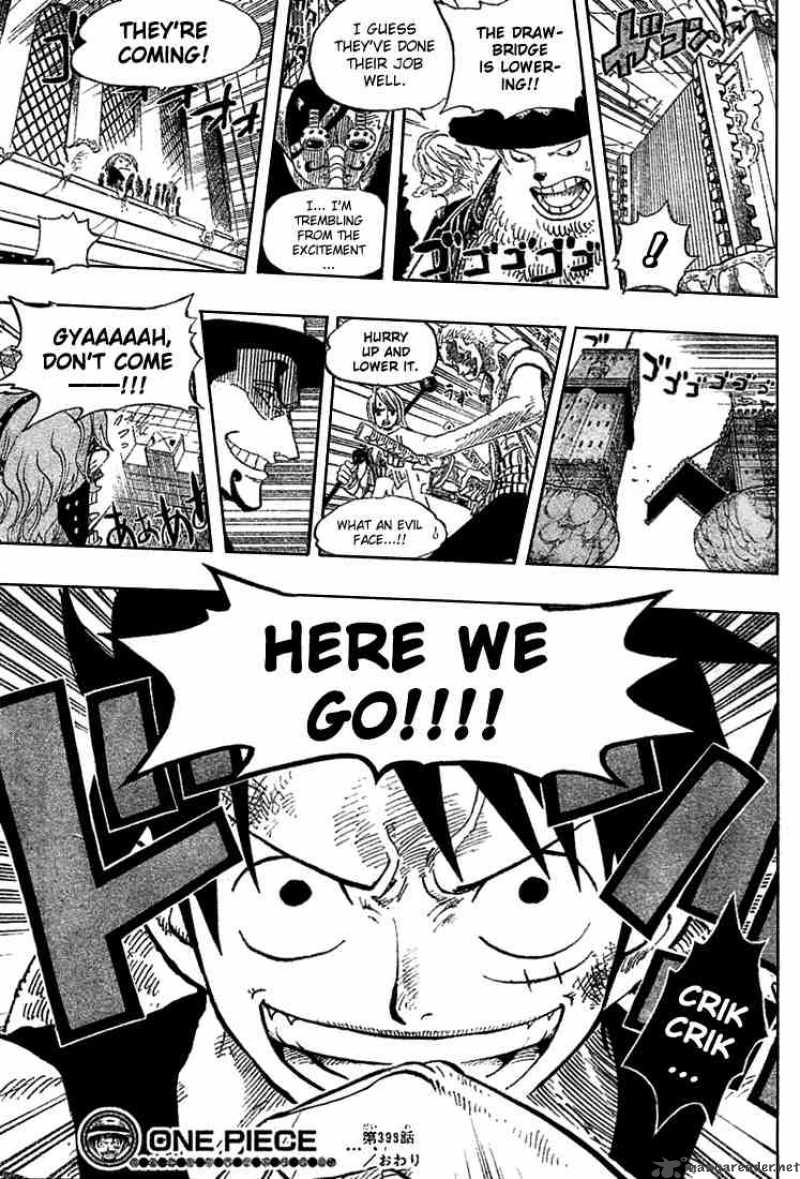One Piece Chapter 398 — page 18