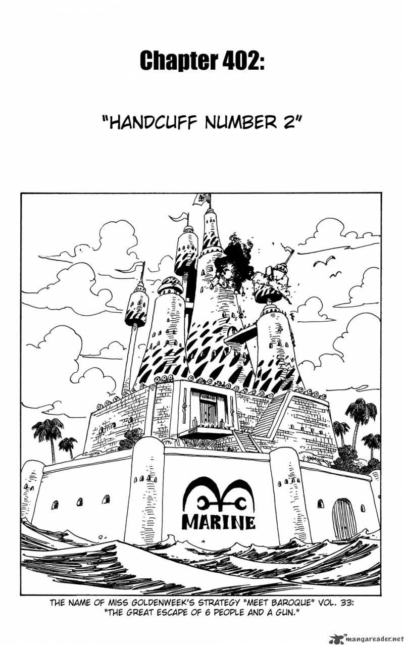 One Piece Chapter 402 — page 1