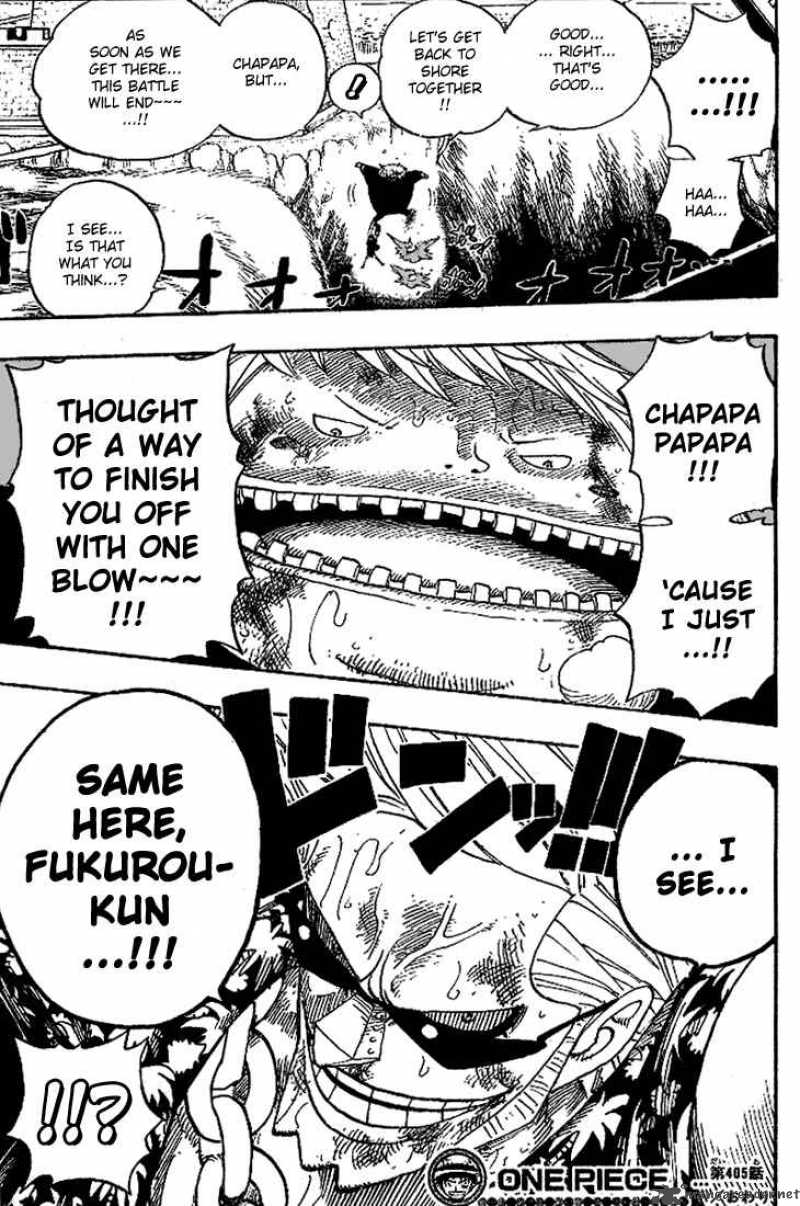 One Piece Chapter 405 — page 18