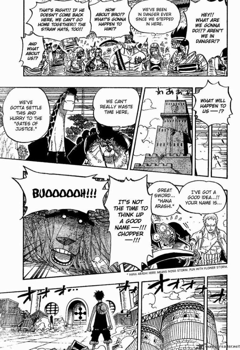 One Piece Chapter 410 — page 5