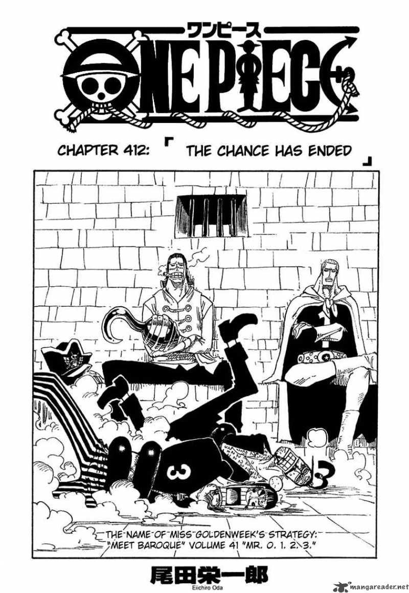 One Piece Chapter 412 — page 1