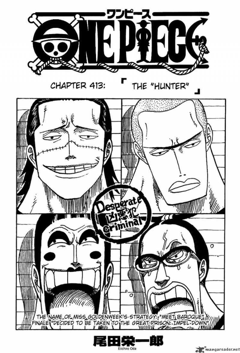 One Piece Chapter 413 — page 1