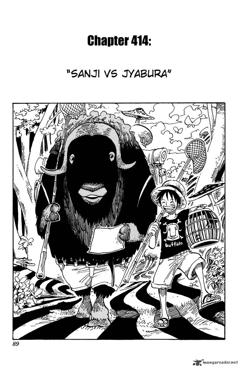 One Piece Chapter 414 — page 1