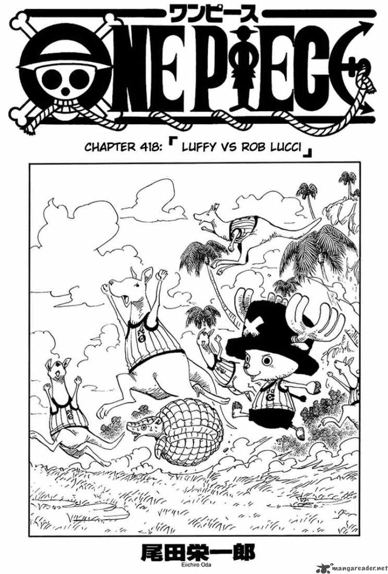 One Piece Chapter 418 — page 1
