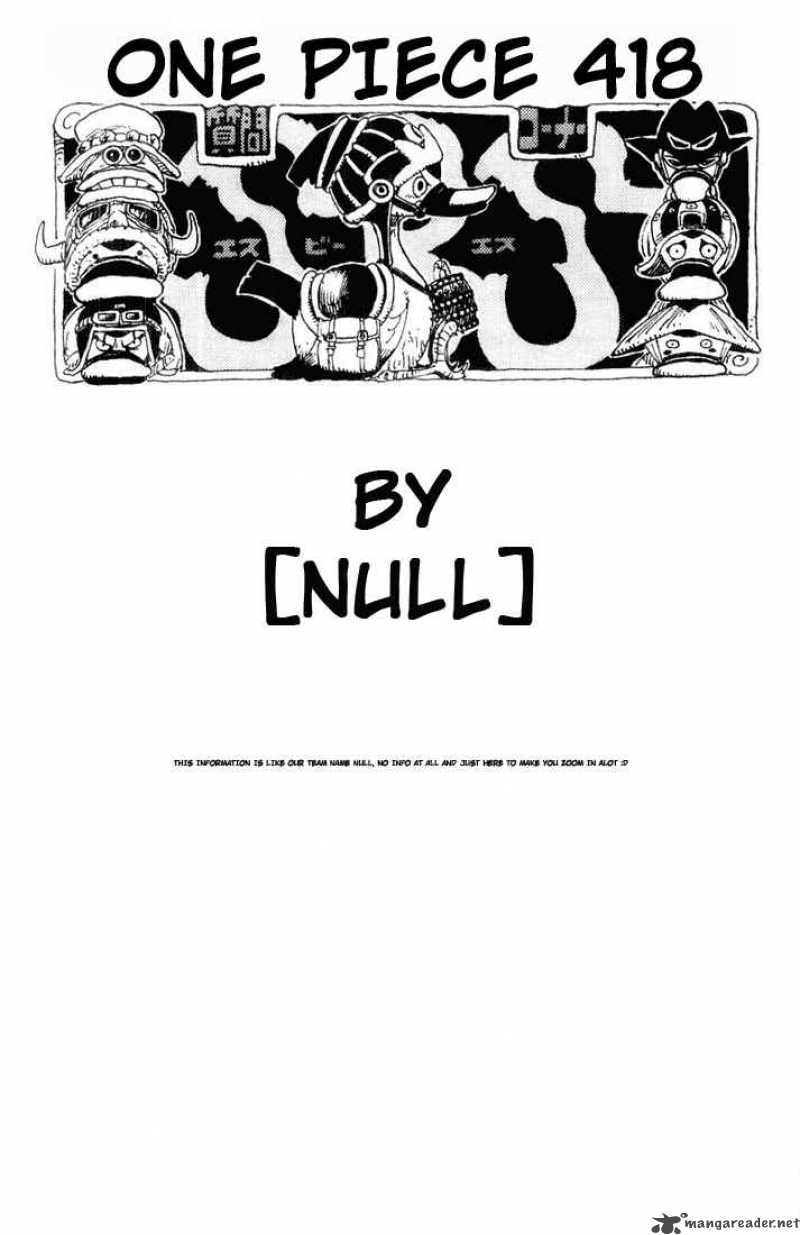 One Piece Chapter 418 — page 20