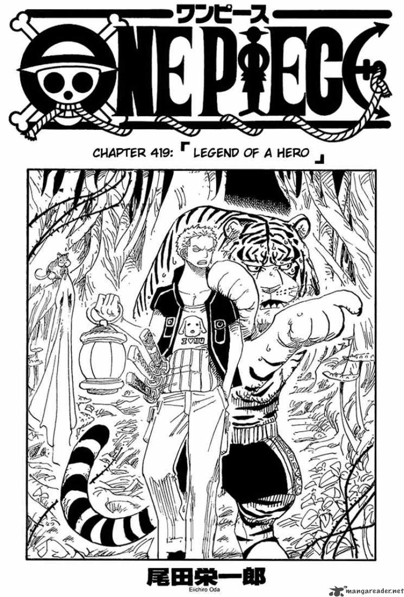 One Piece Chapter 419 — page 1