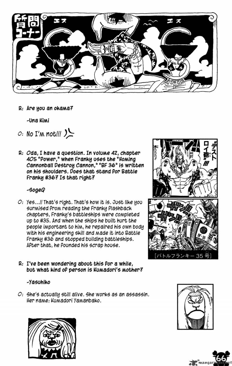 One Piece Chapter 422 — page 19