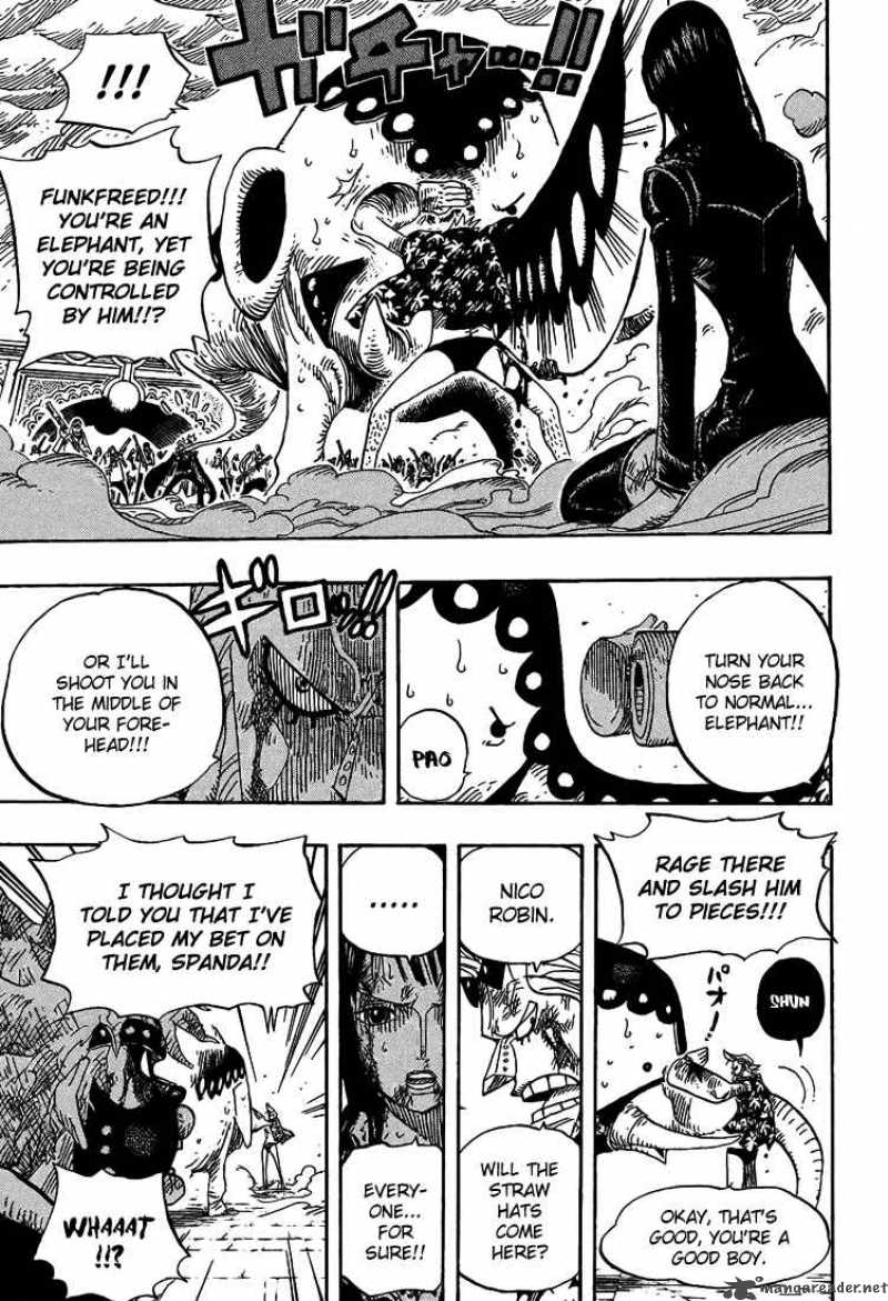 One Piece Chapter 423 — page 9
