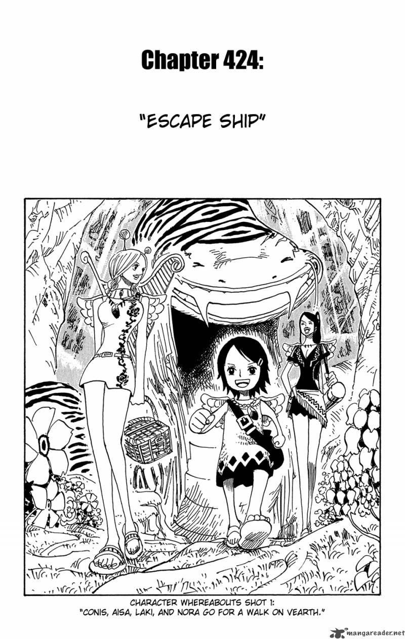 One Piece Chapter 424 — page 1