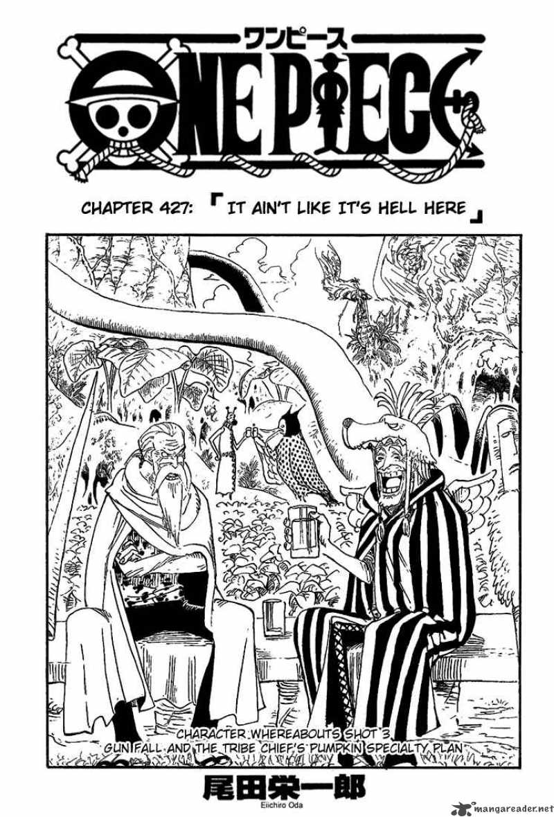 One Piece Chapter 427 — page 1
