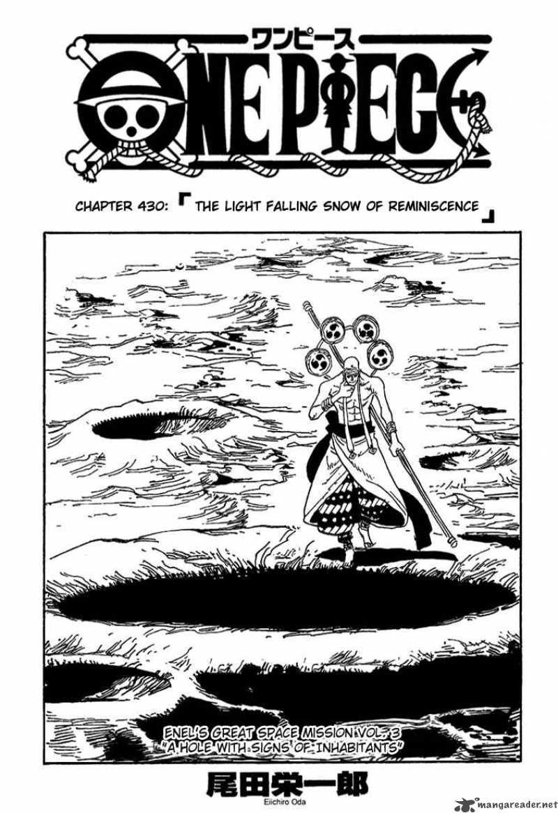 One Piece Chapter 430 — page 1