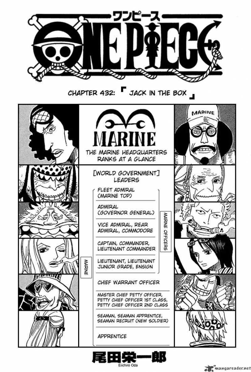One Piece Chapter 432 — page 1