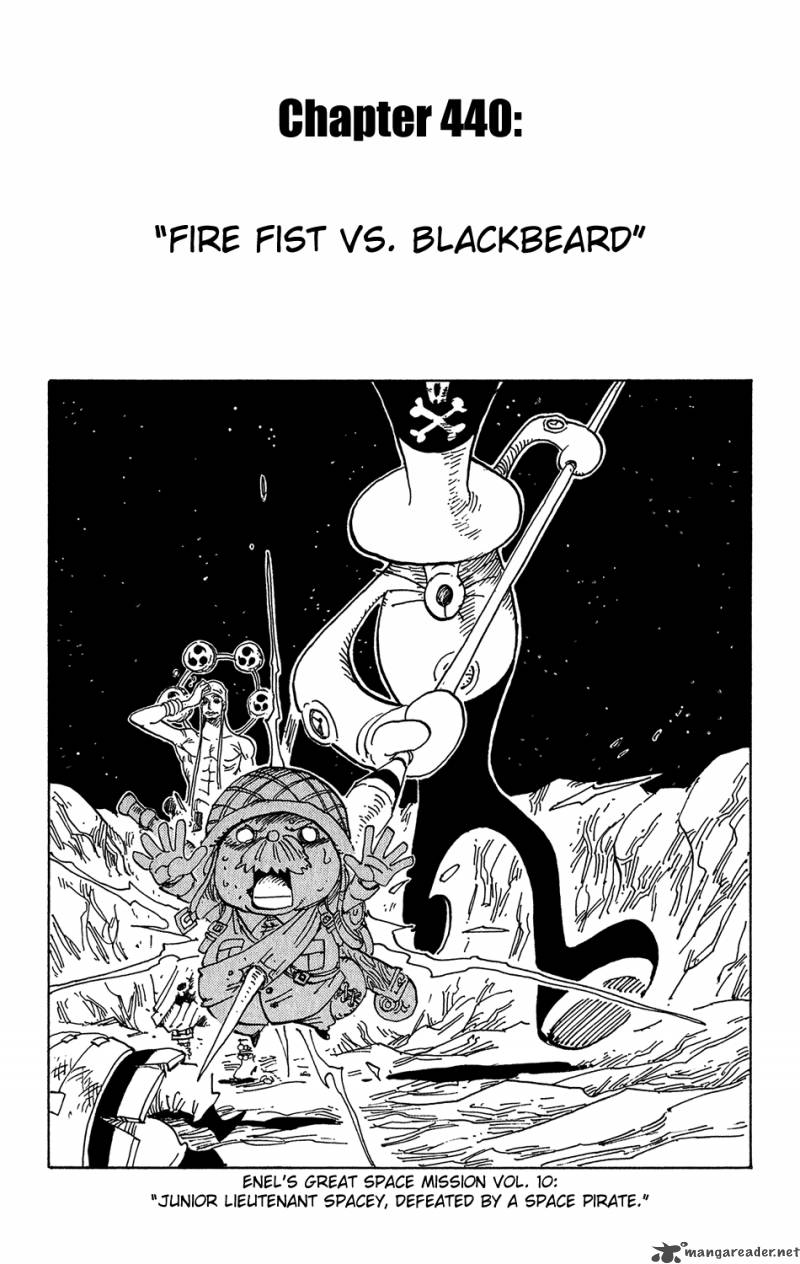 One Piece Chapter 440 — page 1