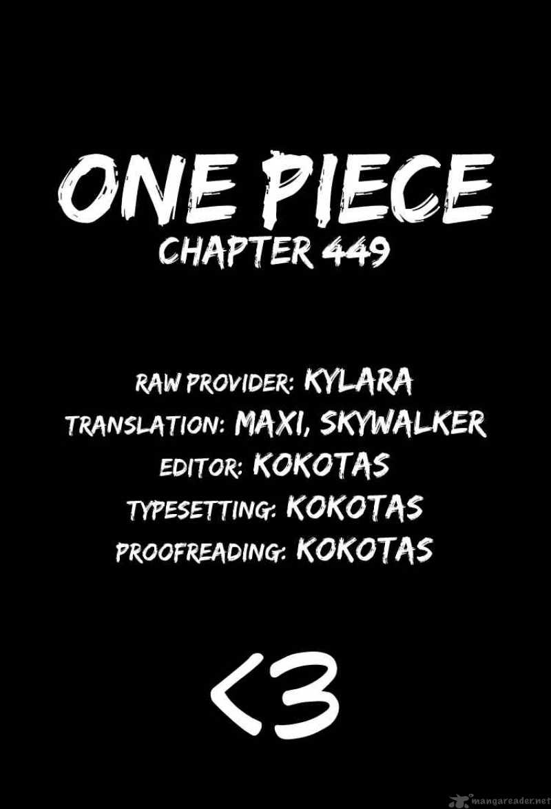 One Piece Chapter 449 — page 18
