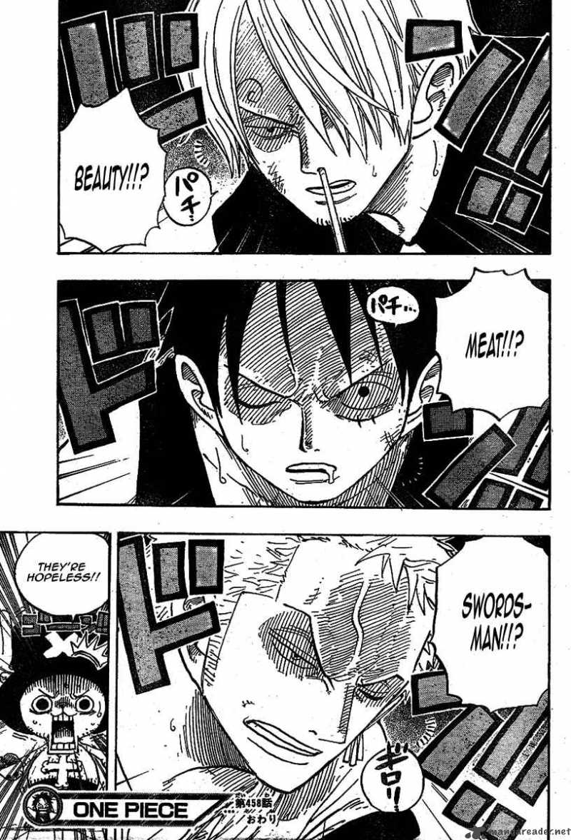 One Piece Chapter 458 — page 19