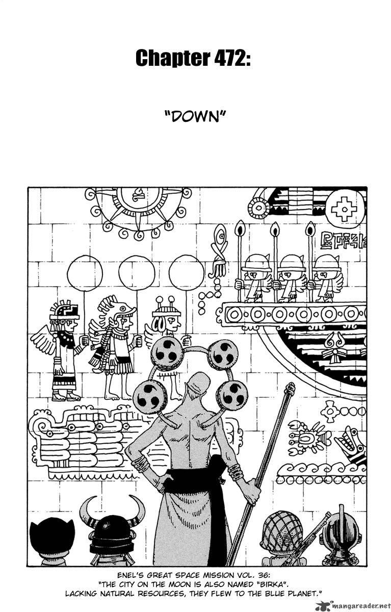 One Piece Chapter 472 — page 1