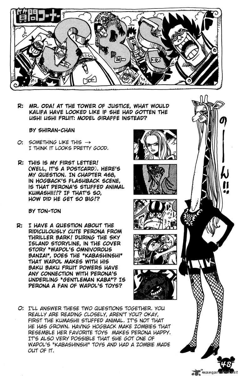 One Piece Chapter 472 — page 18