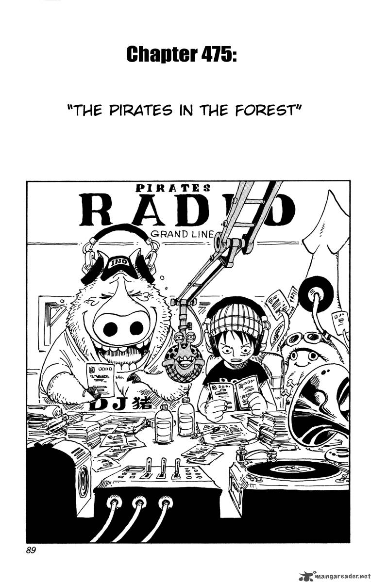 One Piece Chapter 475 — page 1