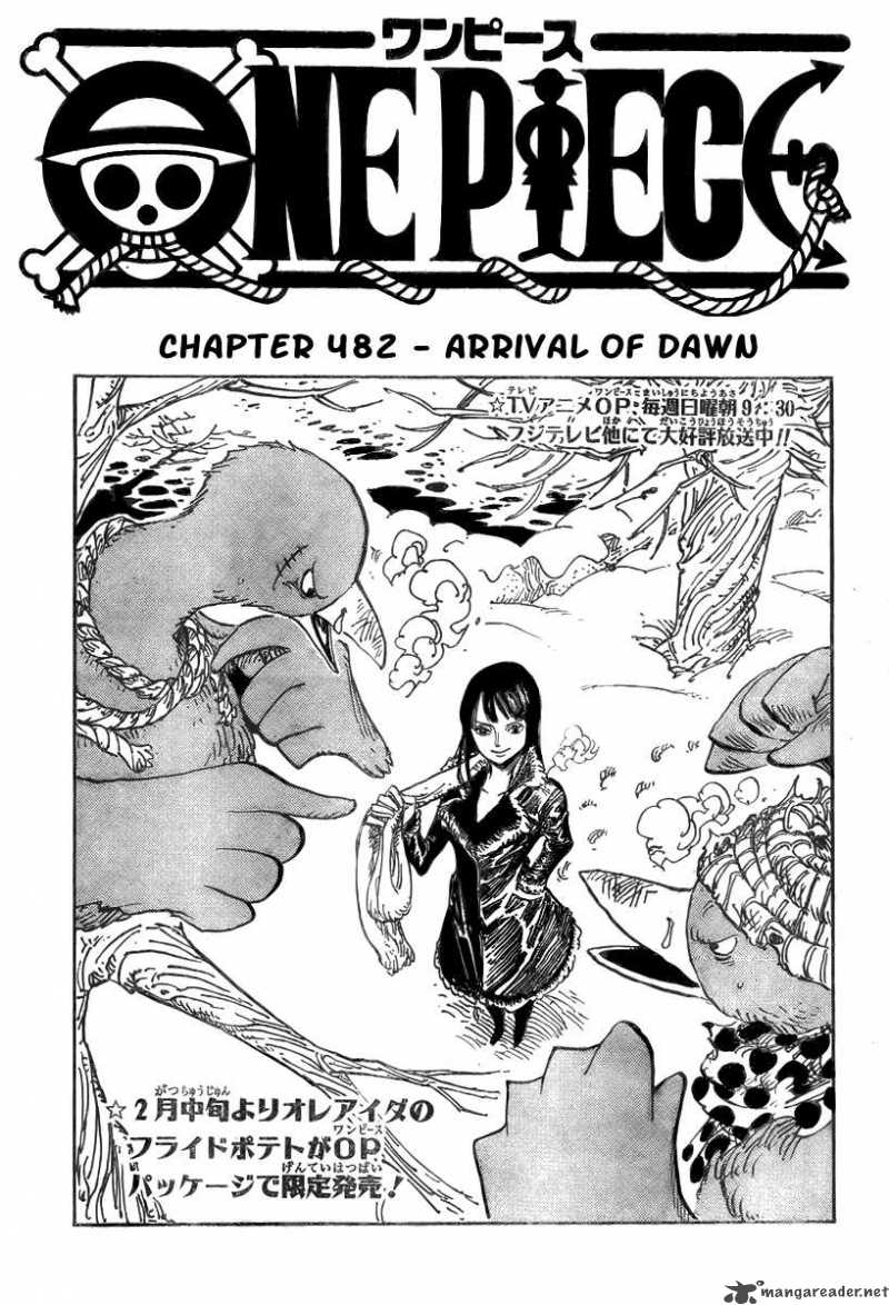 One Piece Chapter 482 — page 1
