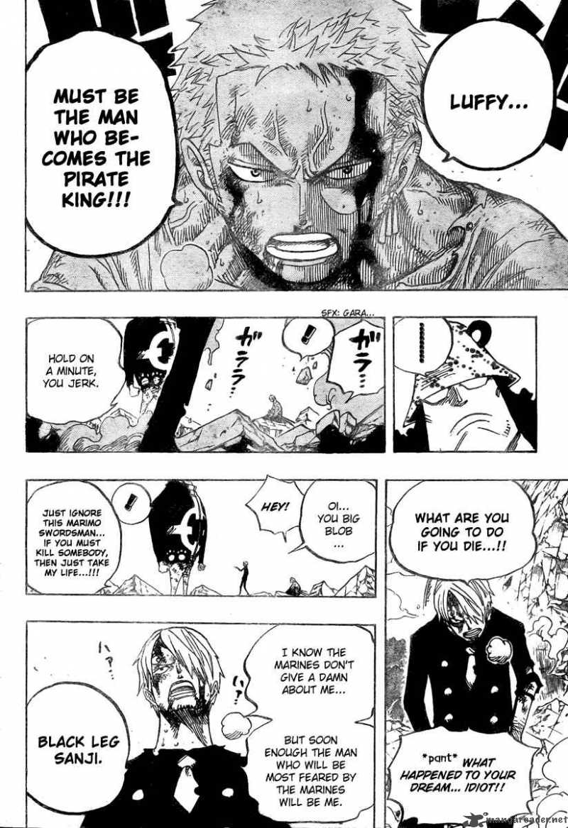 One Piece Chapter 485 — page 12