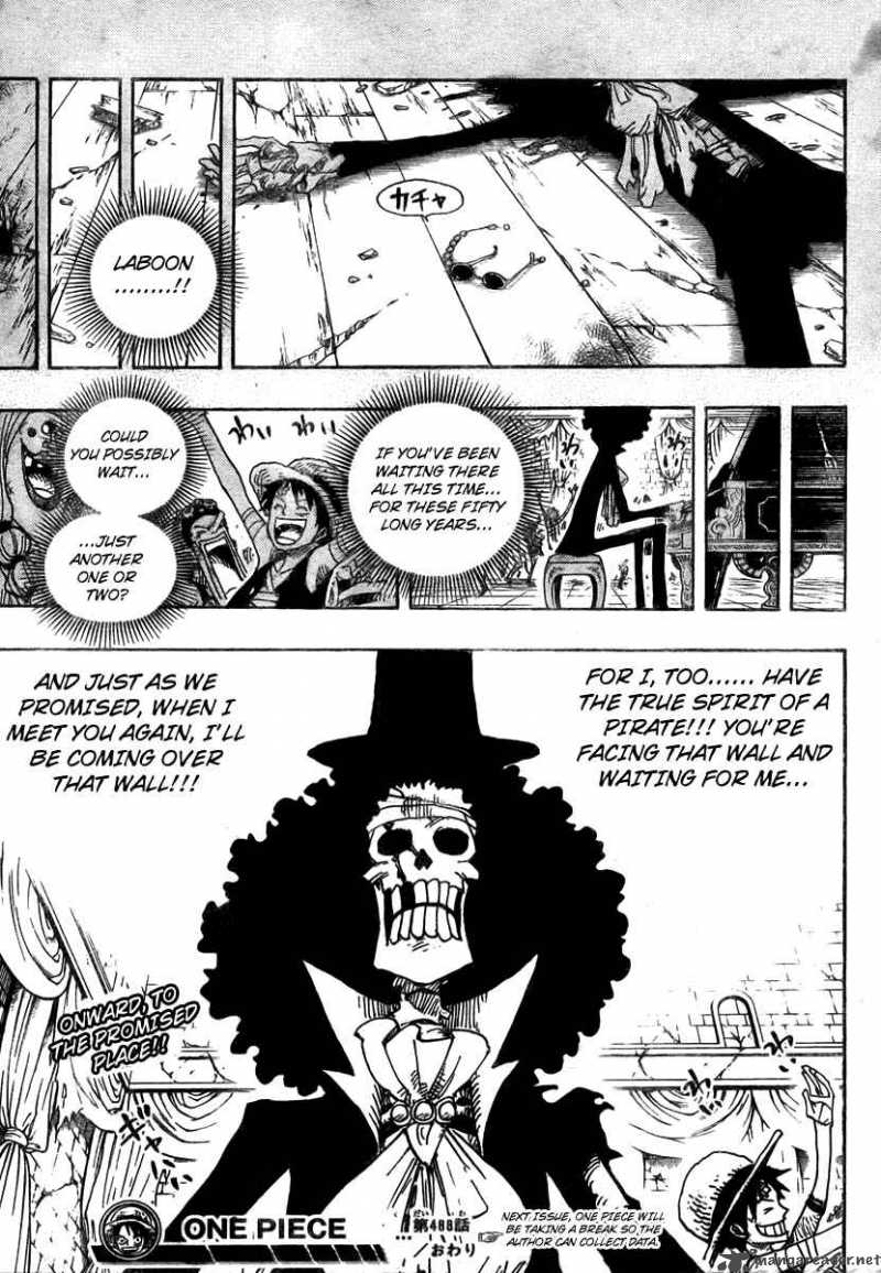 One Piece Chapter 488 — page 20