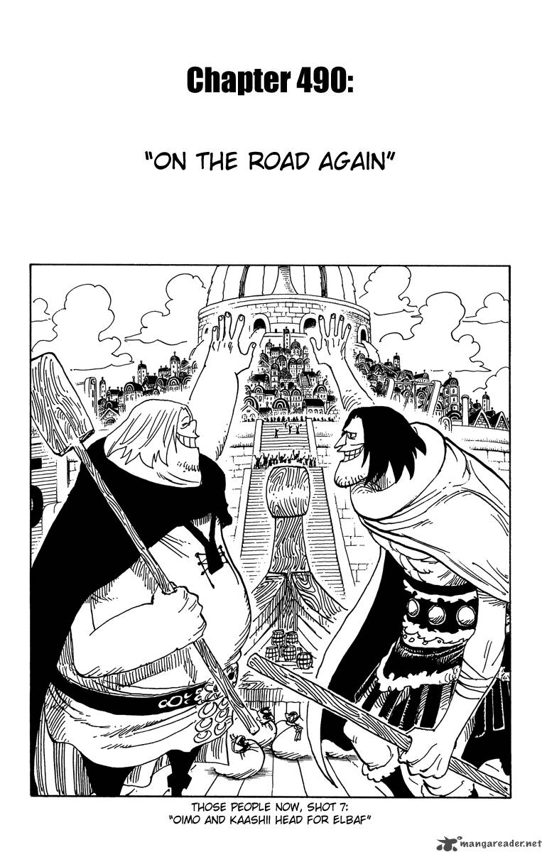 One Piece Chapter 490 — page 1