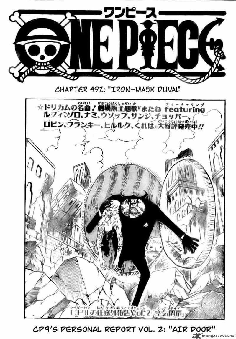 One Piece Chapter 492 — page 2