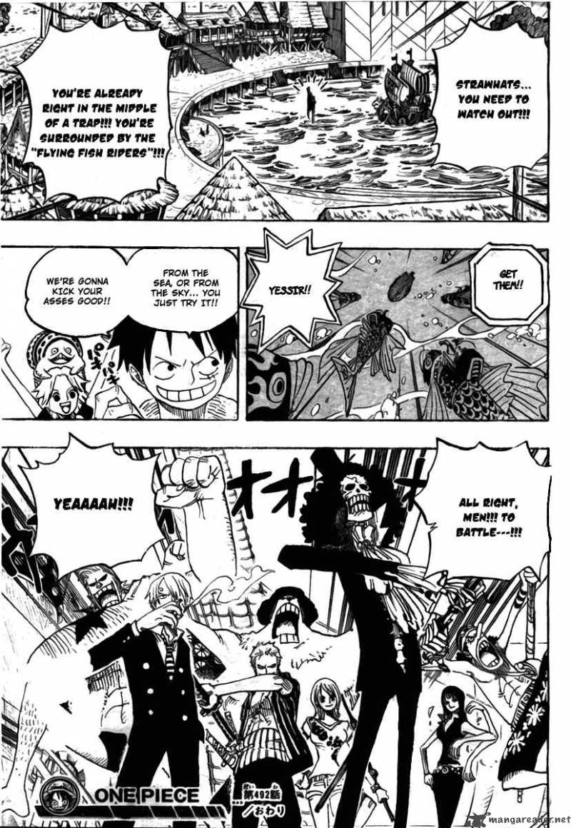 One Piece Chapter 492 — page 20