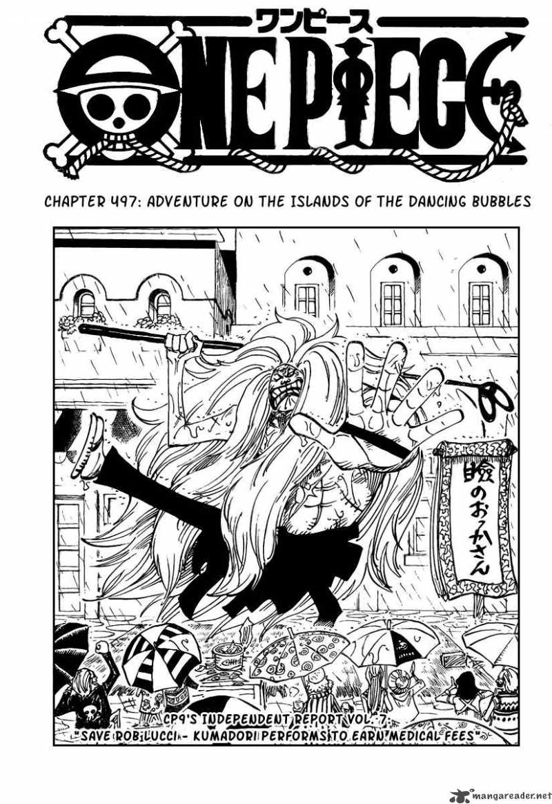 One Piece Chapter 497 — page 1