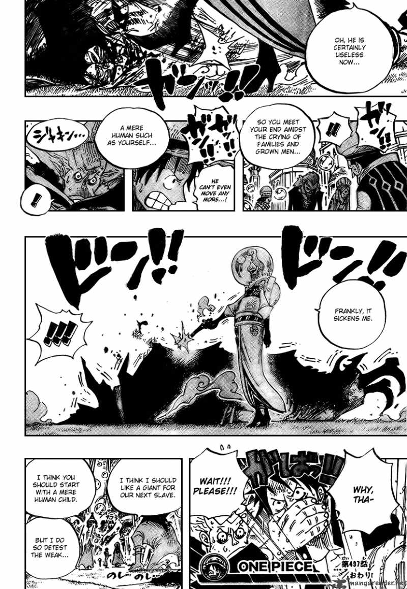 One Piece Chapter 497 — page 18