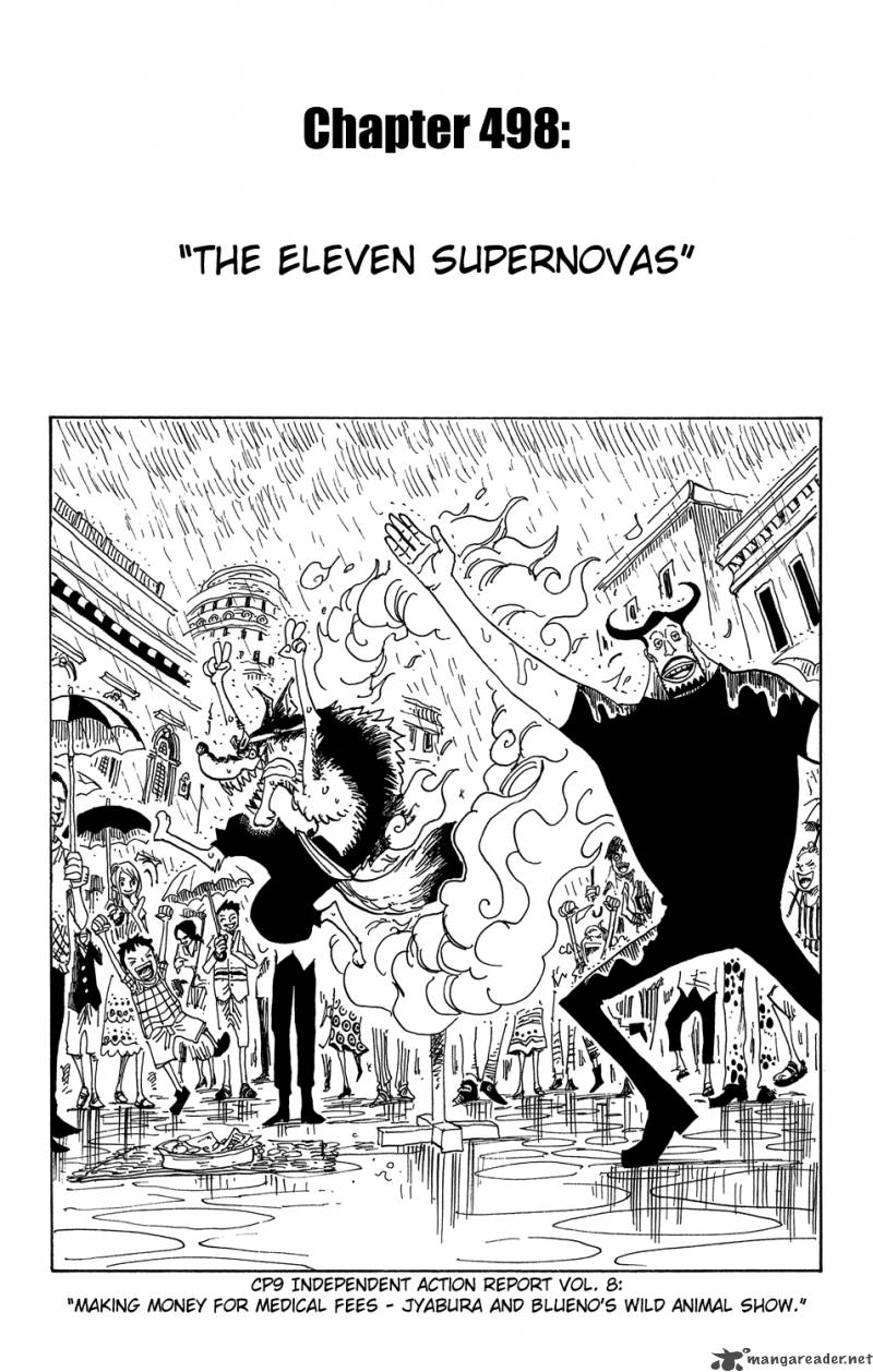 One Piece Chapter 498 — page 1