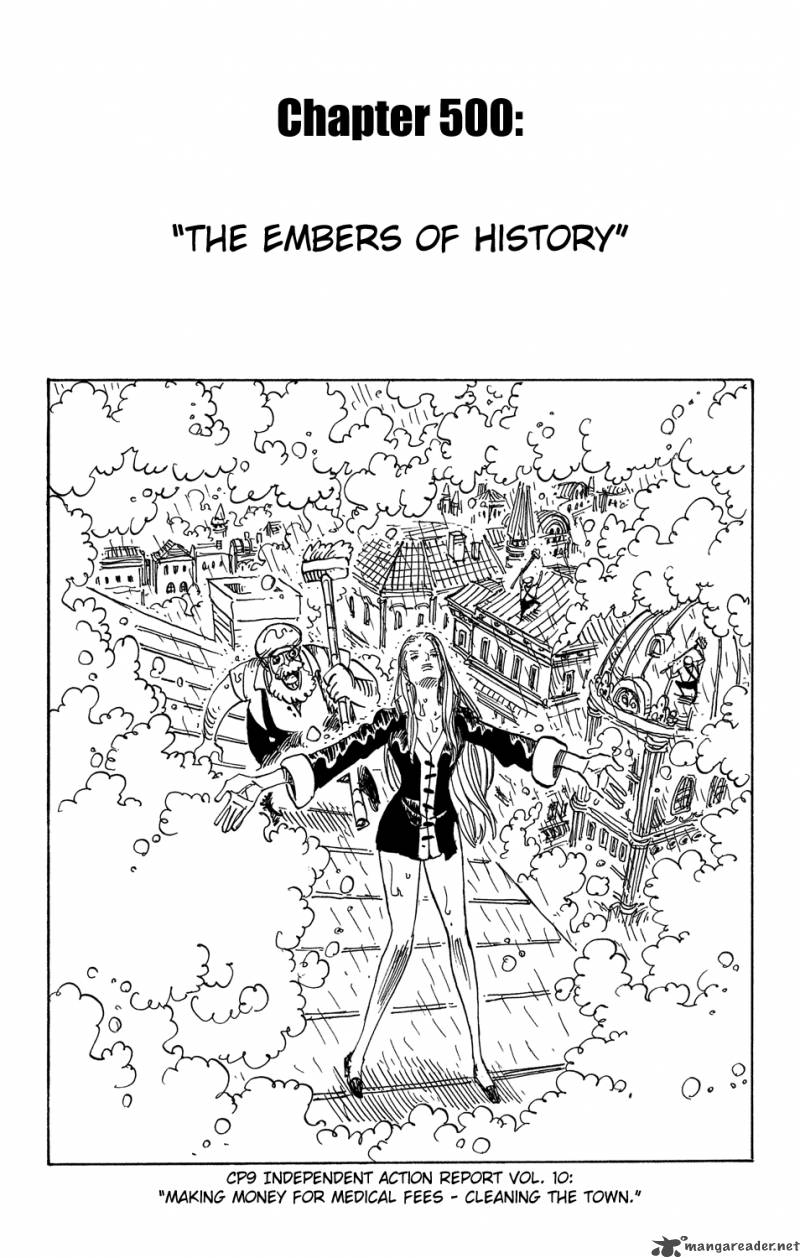 One Piece Chapter 500 — page 1