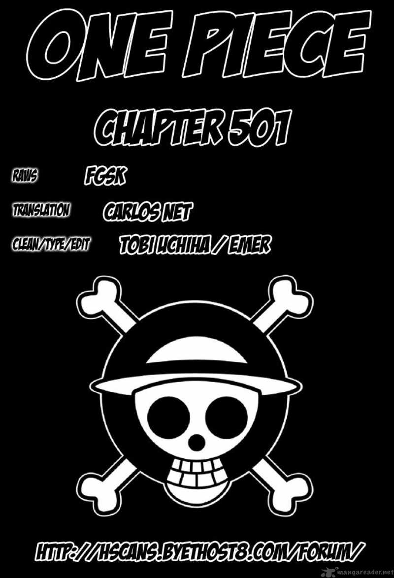 One Piece Chapter 501 — page 1