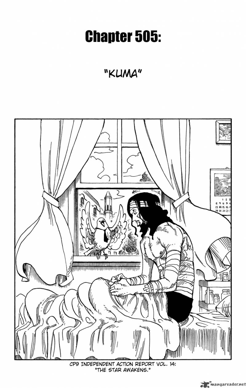 One Piece Chapter 505 — page 1