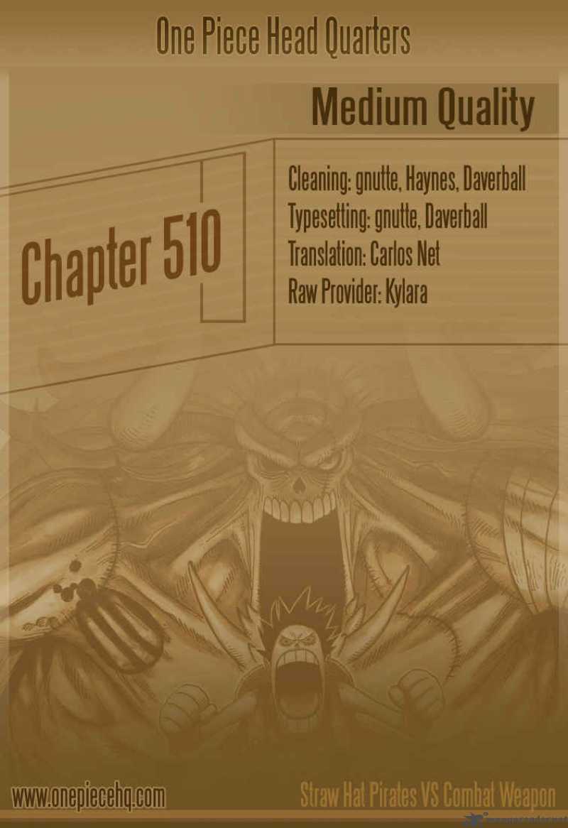 One Piece Chapter 510 — page 1