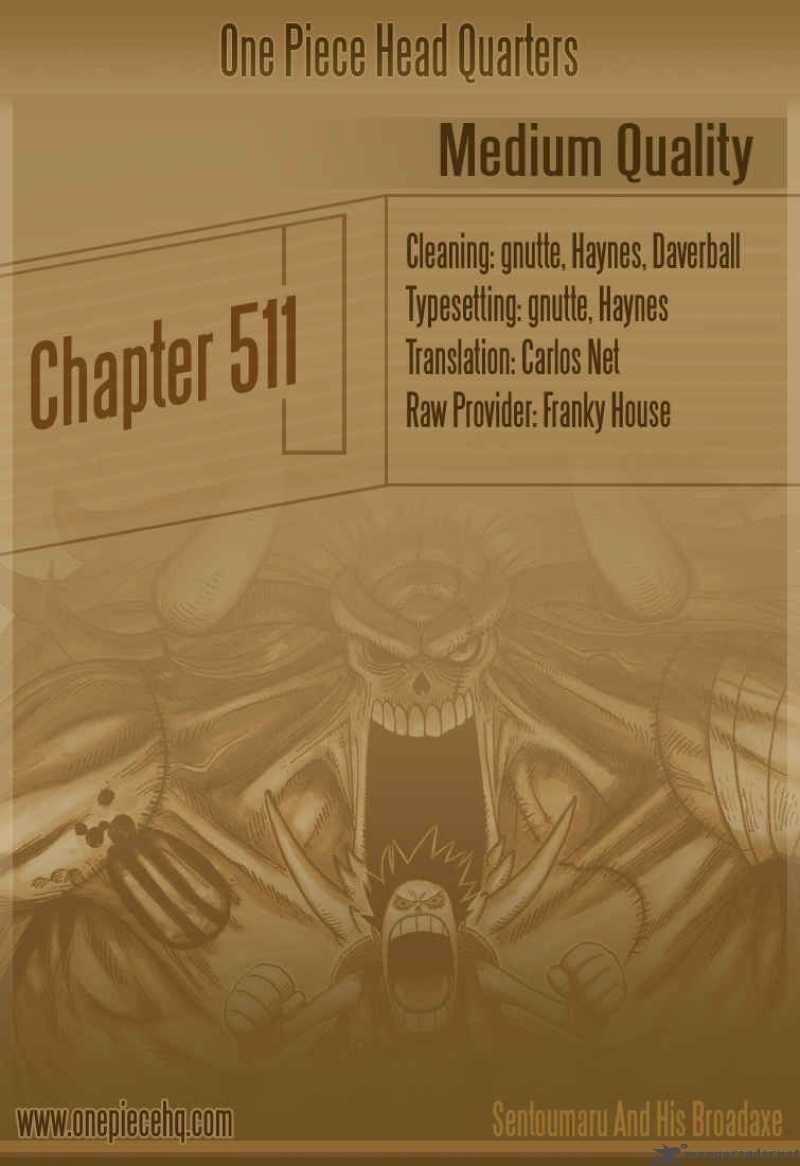 One Piece Chapter 511 — page 1