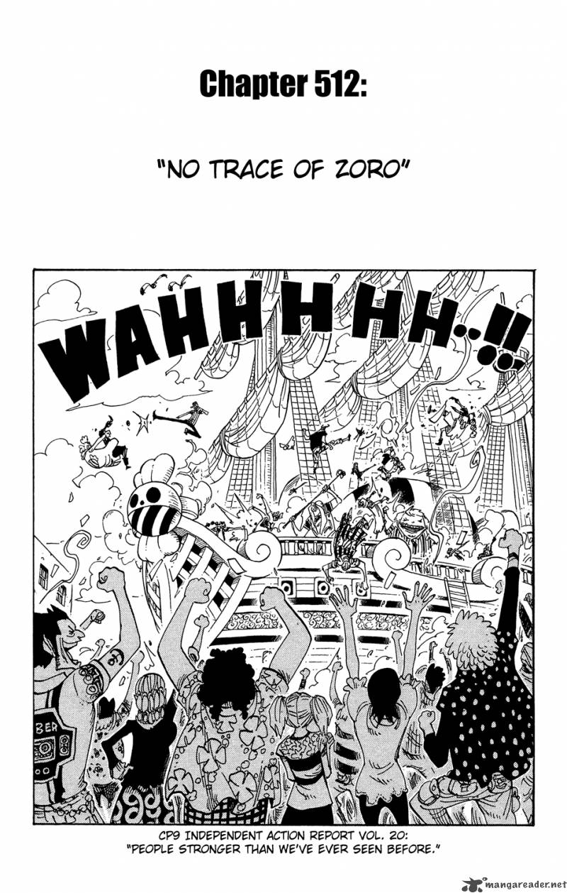 One Piece Chapter 512 — page 1