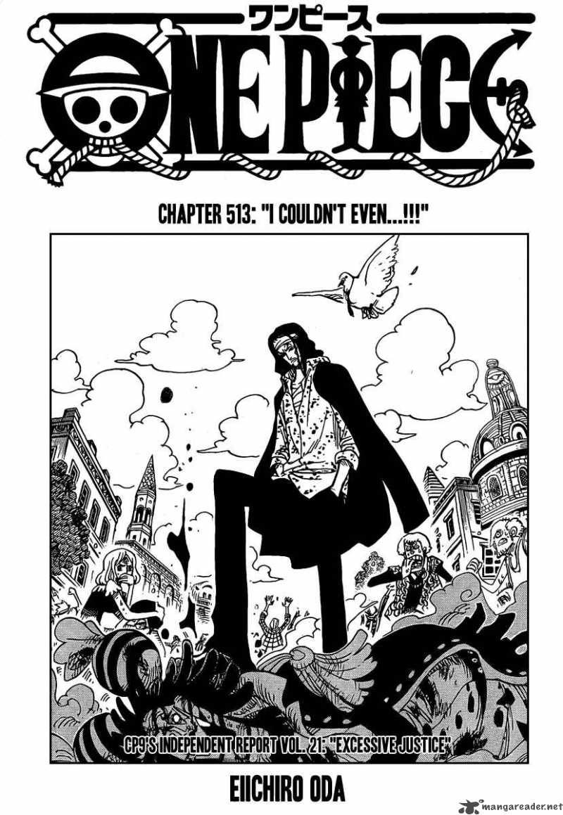 One Piece Chapter 513 — page 1