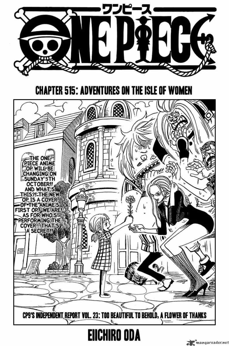 One Piece Chapter 515 — page 1