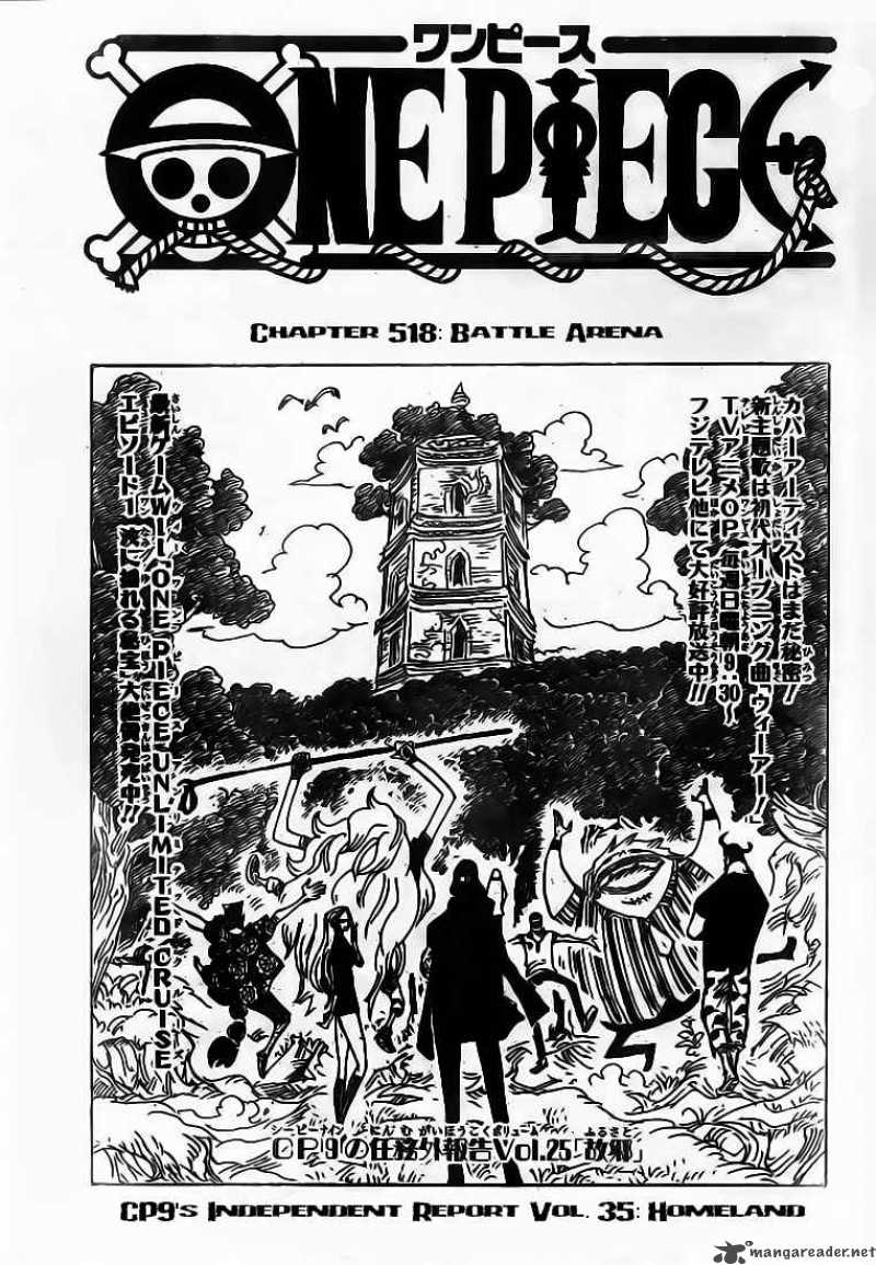 One Piece Chapter 518 — page 2