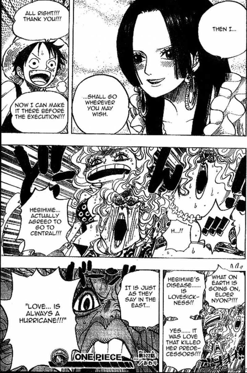 One Piece Chapter 522 — page 21